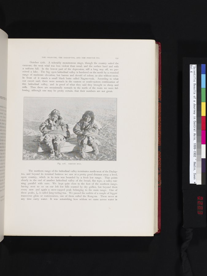 Scientific Results of a Journey in Central Asia, 1899-1902 : vol.4 / 283 ページ（カラー画像）