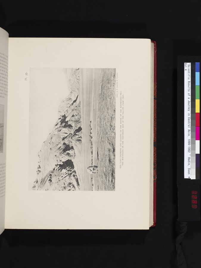 Scientific Results of a Journey in Central Asia, 1899-1902 : vol.4 / 285 ページ（カラー画像）