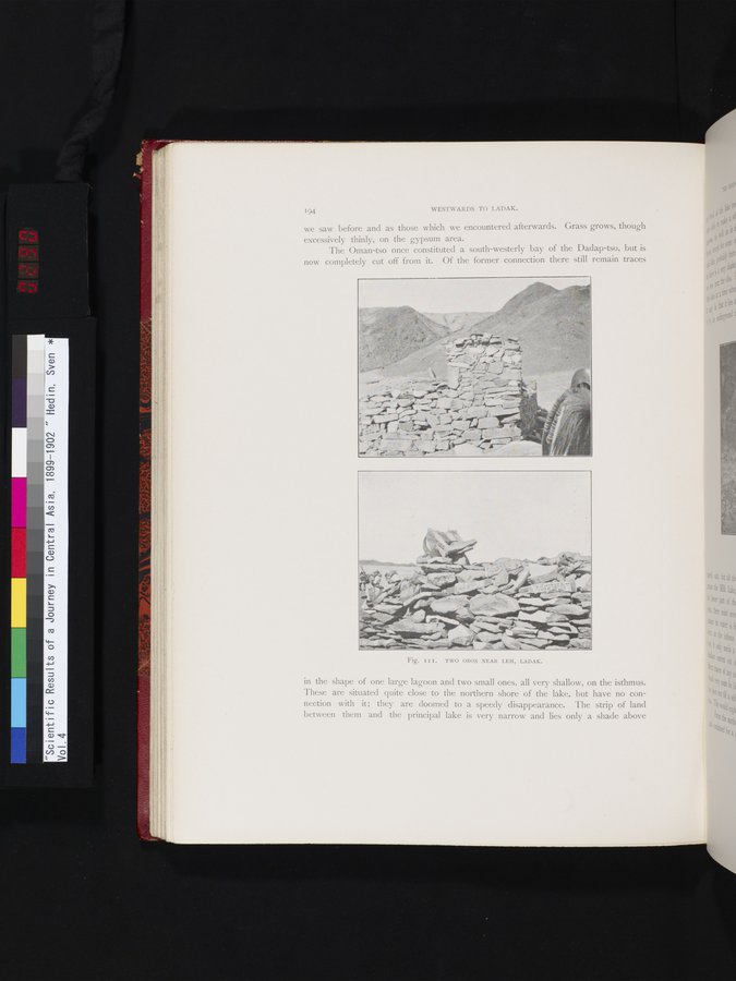 Scientific Results of a Journey in Central Asia, 1899-1902 : vol.4 / 290 ページ（カラー画像）