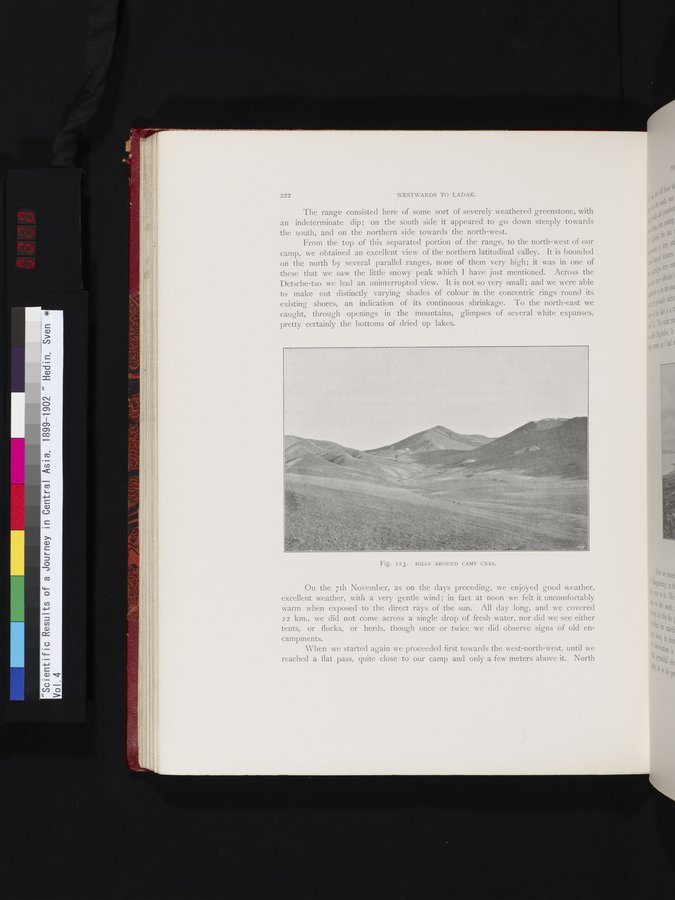 Scientific Results of a Journey in Central Asia, 1899-1902 : vol.4 / 320 ページ（カラー画像）