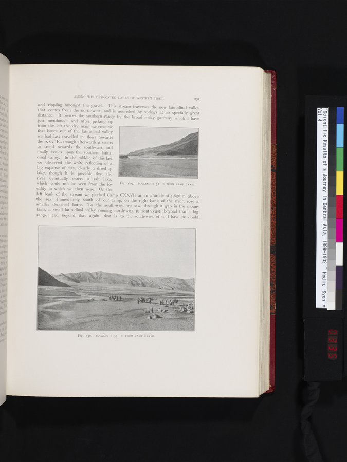 Scientific Results of a Journey in Central Asia, 1899-1902 : vol.4 / 335 ページ（カラー画像）