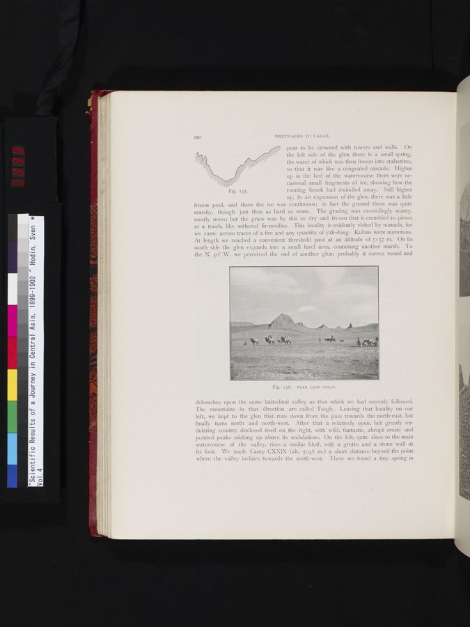 Scientific Results of a Journey in Central Asia, 1899-1902 : vol.4 / 338 ページ（カラー画像）