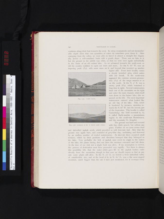 Scientific Results of a Journey in Central Asia, 1899-1902 : vol.4 / 342 ページ（カラー画像）