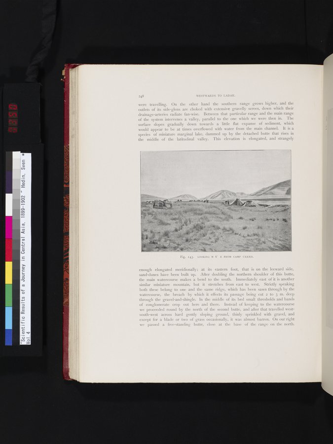 Scientific Results of a Journey in Central Asia, 1899-1902 : vol.4 / Page 350 (Color Image)