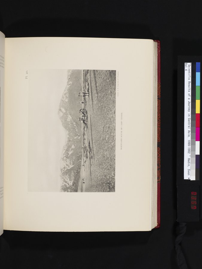 Scientific Results of a Journey in Central Asia, 1899-1902 : vol.4 / 357 ページ（カラー画像）