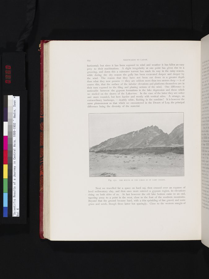 Scientific Results of a Journey in Central Asia, 1899-1902 : vol.4 / 360 ページ（カラー画像）