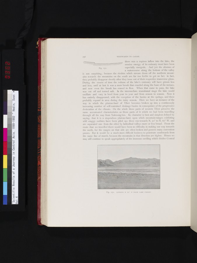Scientific Results of a Journey in Central Asia, 1899-1902 : vol.4 / 362 ページ（カラー画像）