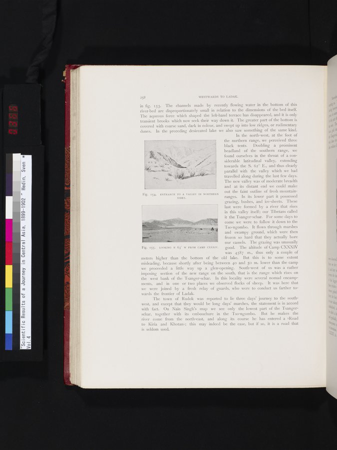 Scientific Results of a Journey in Central Asia, 1899-1902 : vol.4 / 366 ページ（カラー画像）