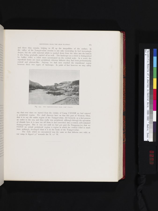 Scientific Results of a Journey in Central Asia, 1899-1902 : vol.4 / 371 ページ（カラー画像）