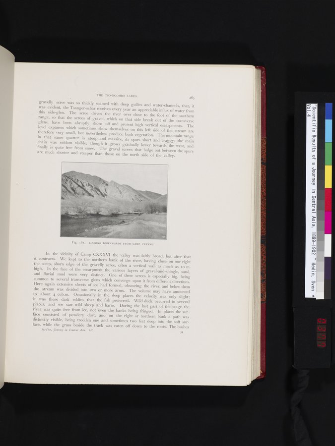 Scientific Results of a Journey in Central Asia, 1899-1902 : vol.4 / Page 377 (Color Image)