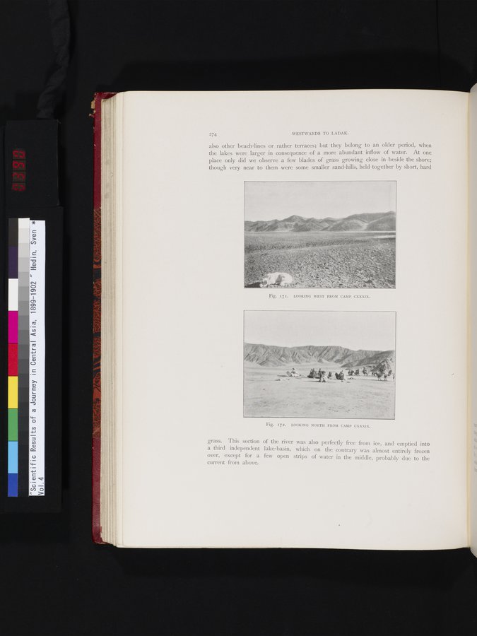 Scientific Results of a Journey in Central Asia, 1899-1902 : vol.4 / 390 ページ（カラー画像）