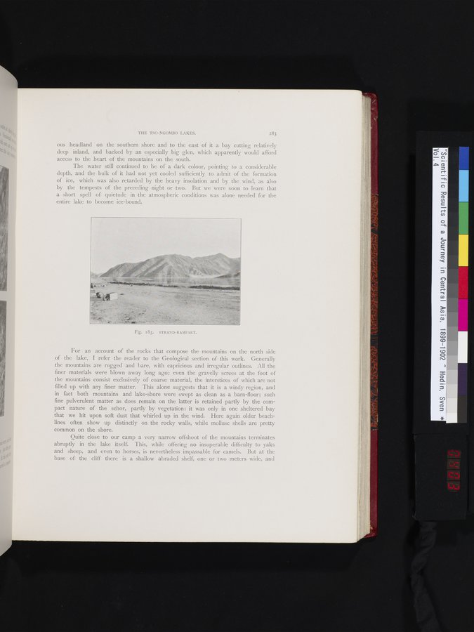 Scientific Results of a Journey in Central Asia, 1899-1902 : vol.4 / 403 ページ（カラー画像）