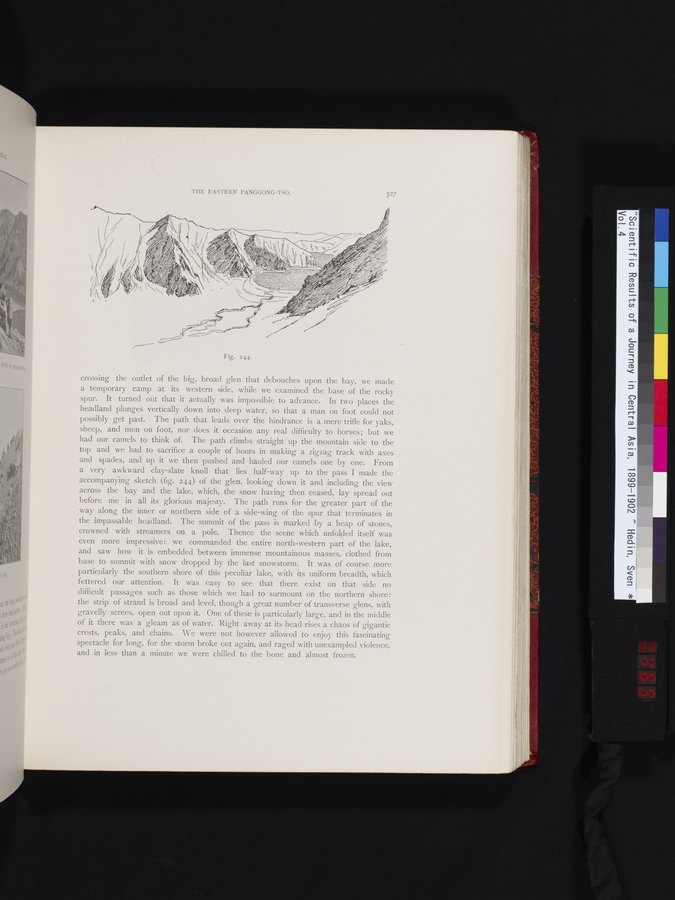 Scientific Results of a Journey in Central Asia, 1899-1902 : vol.4 / 465 ページ（カラー画像）
