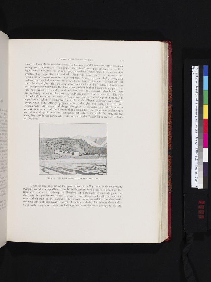 Scientific Results of a Journey in Central Asia, 1899-1902 : vol.4 / 497 ページ（カラー画像）