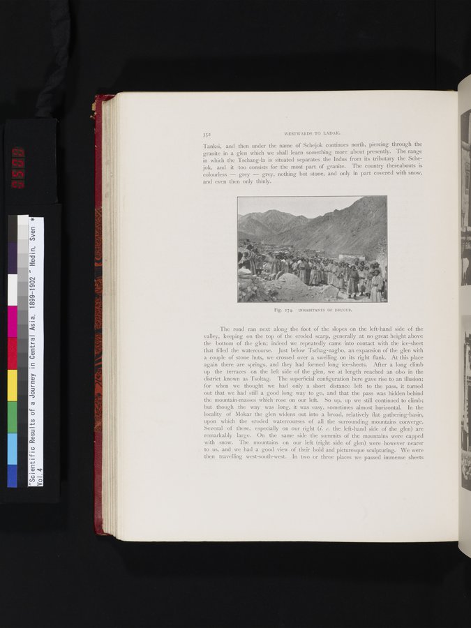 Scientific Results of a Journey in Central Asia, 1899-1902 : vol.4 / 500 ページ（カラー画像）