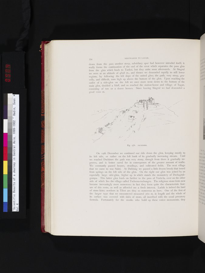 Scientific Results of a Journey in Central Asia, 1899-1902 : vol.4 / 504 ページ（カラー画像）