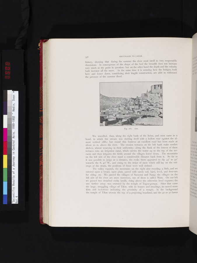 Scientific Results of a Journey in Central Asia, 1899-1902 : vol.4 / 508 ページ（カラー画像）