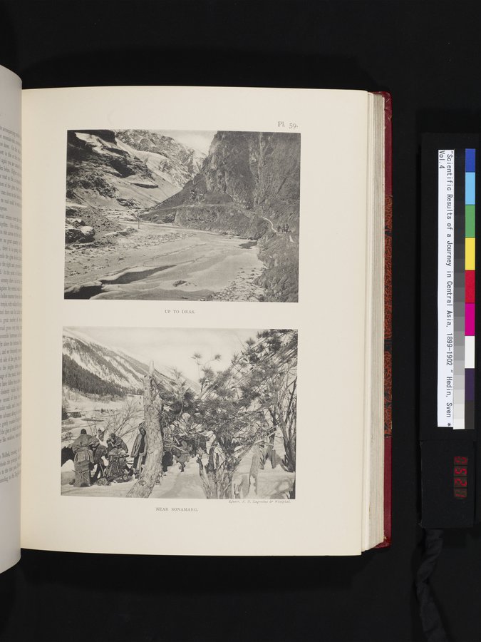 Scientific Results of a Journey in Central Asia, 1899-1902 : vol.4 / 521 ページ（カラー画像）