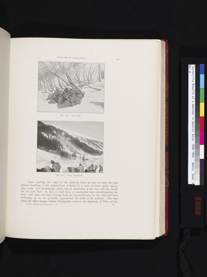Scientific Results of a Journey in Central Asia, 1899-1902 : vol.4 / Page 533 (Color Image)