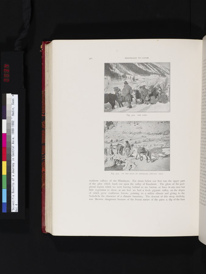 Scientific Results of a Journey in Central Asia, 1899-1902 : vol.4 / 534 ページ（カラー画像）