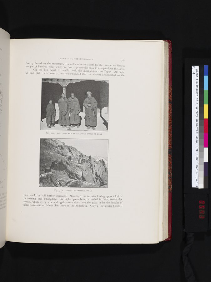 Scientific Results of a Journey in Central Asia, 1899-1902 : vol.4 / 543 ページ（カラー画像）