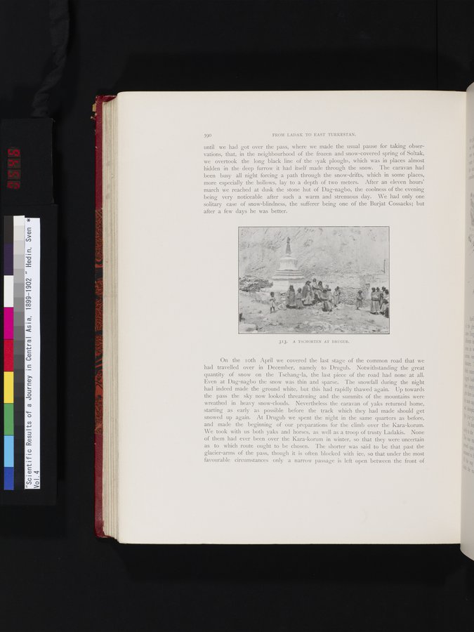 Scientific Results of a Journey in Central Asia, 1899-1902 : vol.4 / Page 546 (Color Image)