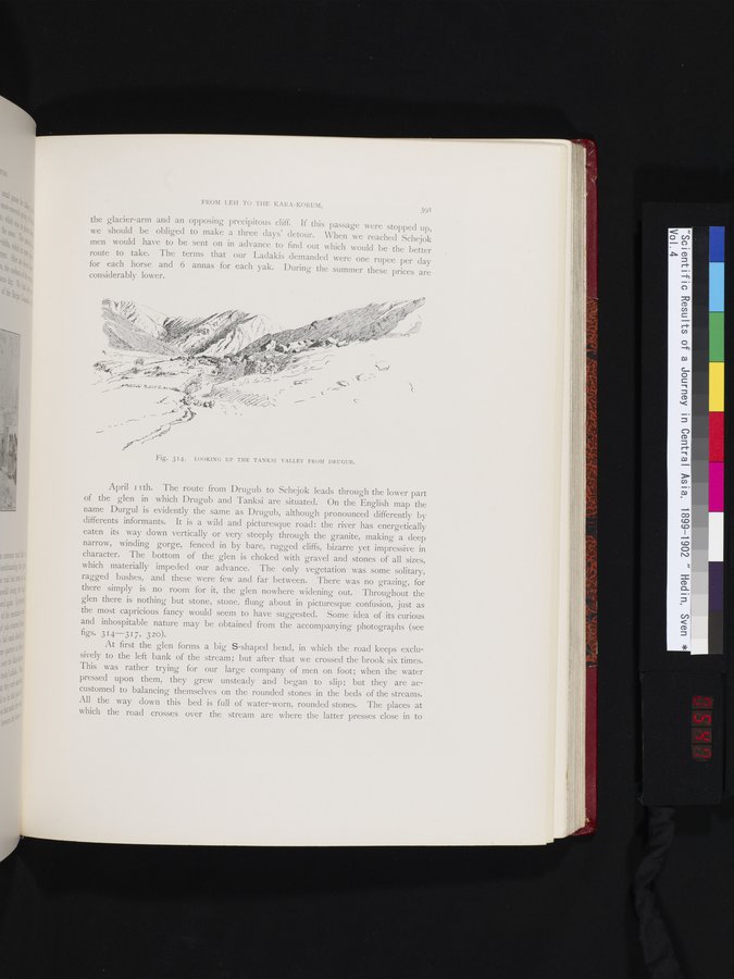 Scientific Results of a Journey in Central Asia, 1899-1902 : vol.4 / 547 ページ（カラー画像）