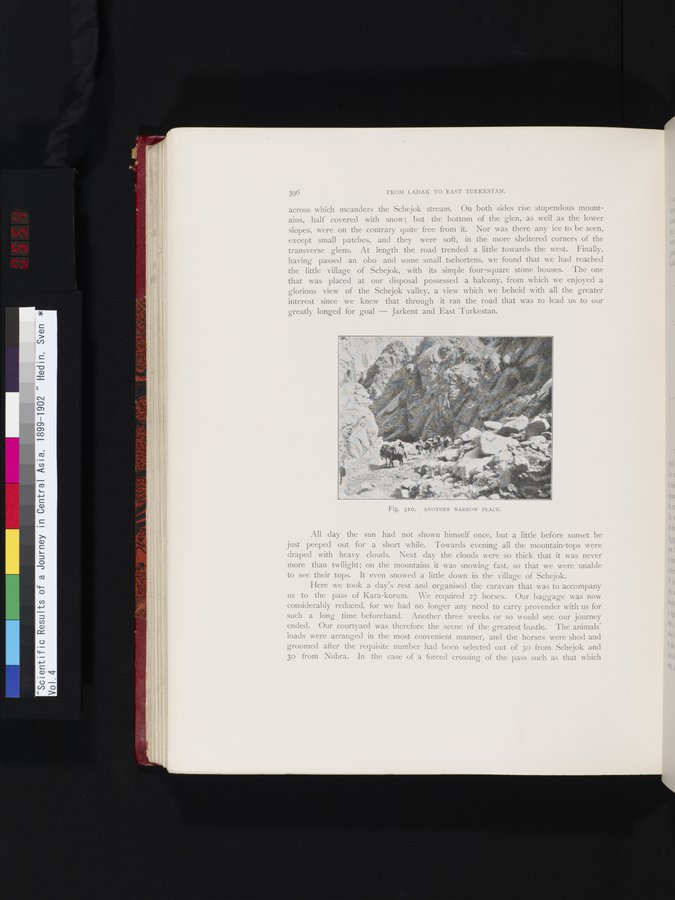 Scientific Results of a Journey in Central Asia, 1899-1902 : vol.4 / 554 ページ（カラー画像）