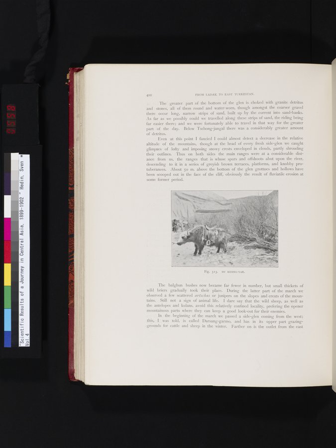 Scientific Results of a Journey in Central Asia, 1899-1902 : vol.4 / 558 ページ（カラー画像）