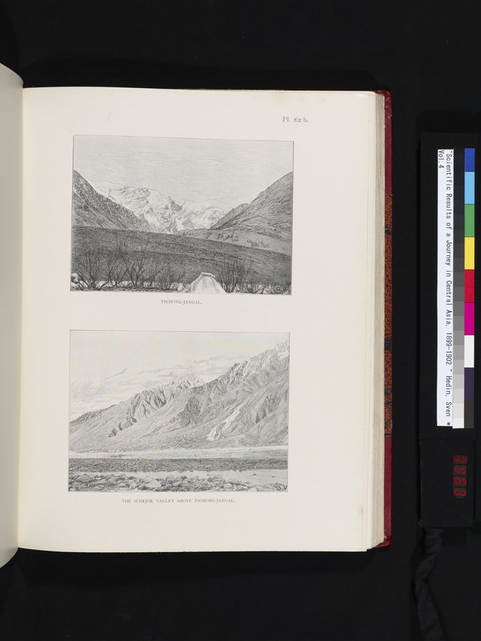 Scientific Results of a Journey in Central Asia, 1899-1902 : vol.4 / 563 ページ（カラー画像）