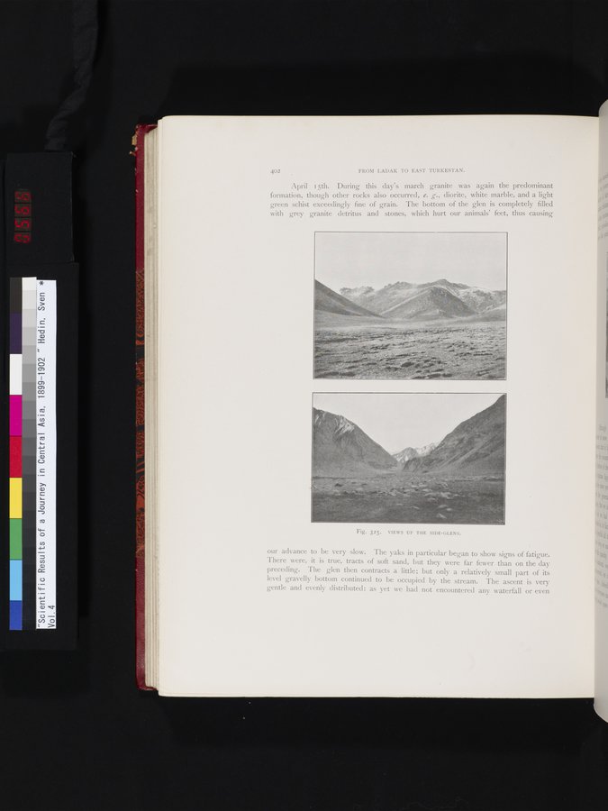 Scientific Results of a Journey in Central Asia, 1899-1902 : vol.4 / 566 ページ（カラー画像）