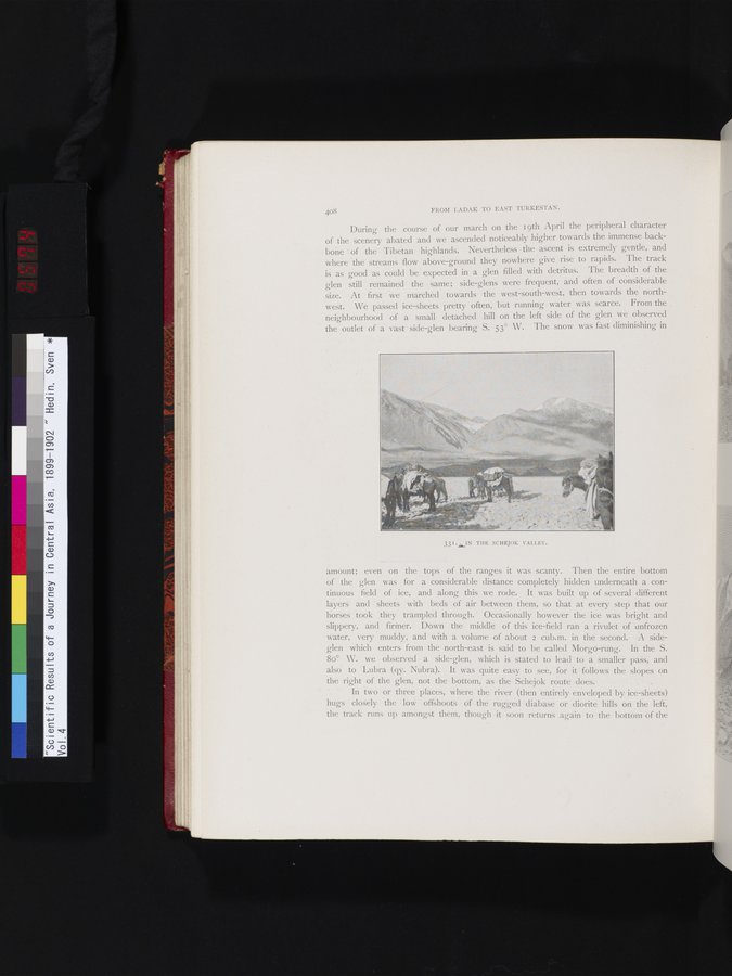 Scientific Results of a Journey in Central Asia, 1899-1902 : vol.4 / 574 ページ（カラー画像）