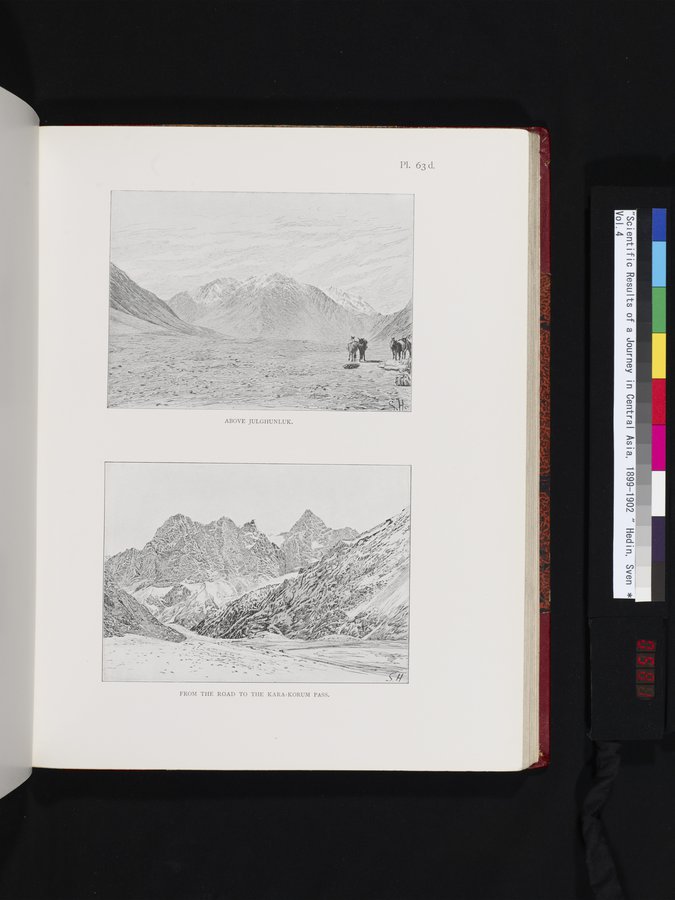 Scientific Results of a Journey in Central Asia, 1899-1902 : vol.4 / 581 ページ（カラー画像）