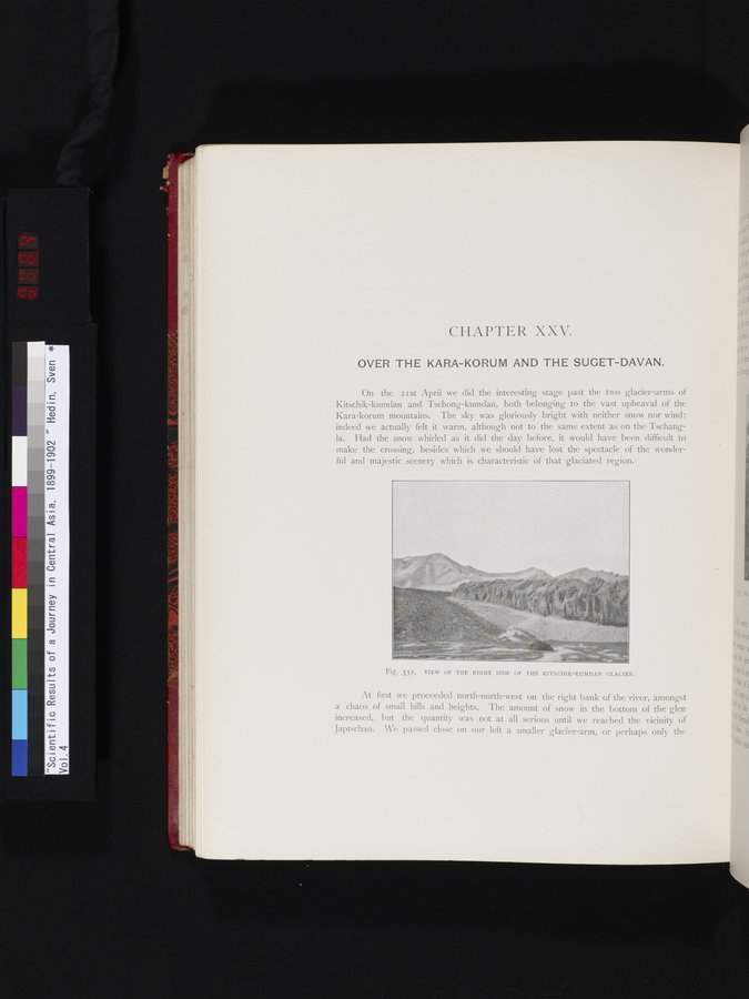 Scientific Results of a Journey in Central Asia, 1899-1902 : vol.4 / 584 ページ（カラー画像）