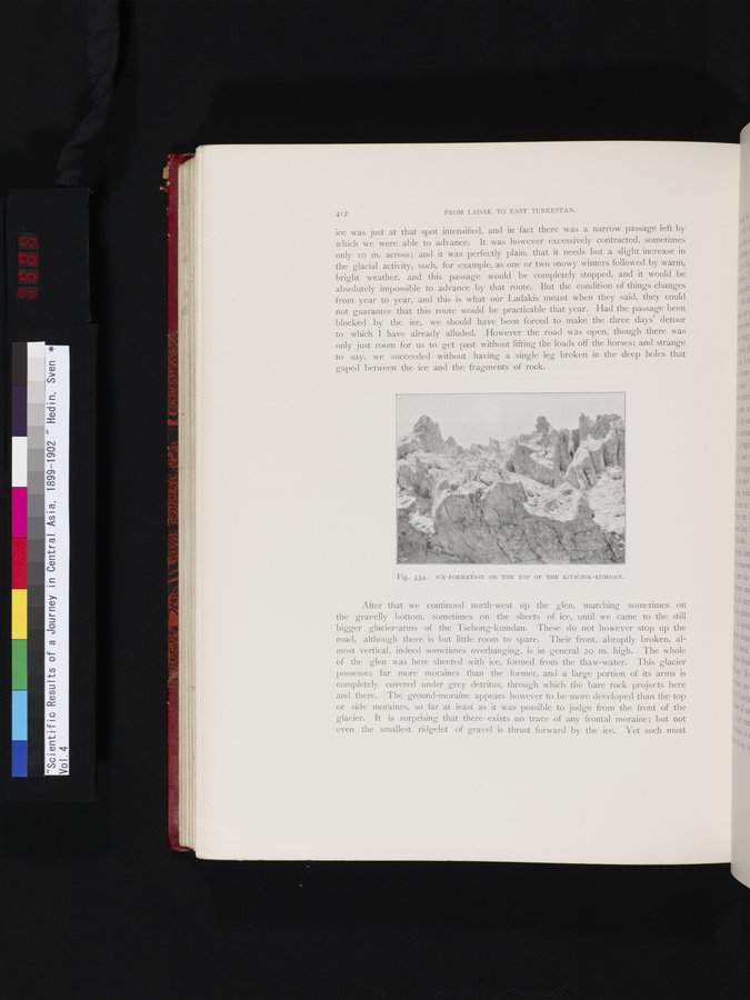 Scientific Results of a Journey in Central Asia, 1899-1902 : vol.4 / 586 ページ（カラー画像）