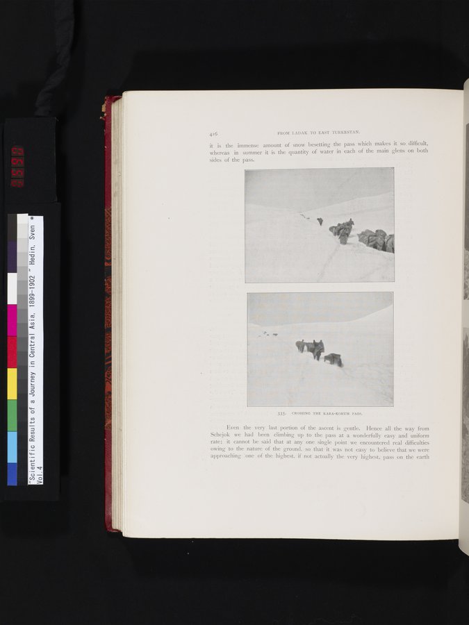 Scientific Results of a Journey in Central Asia, 1899-1902 : vol.4 / 590 ページ（カラー画像）