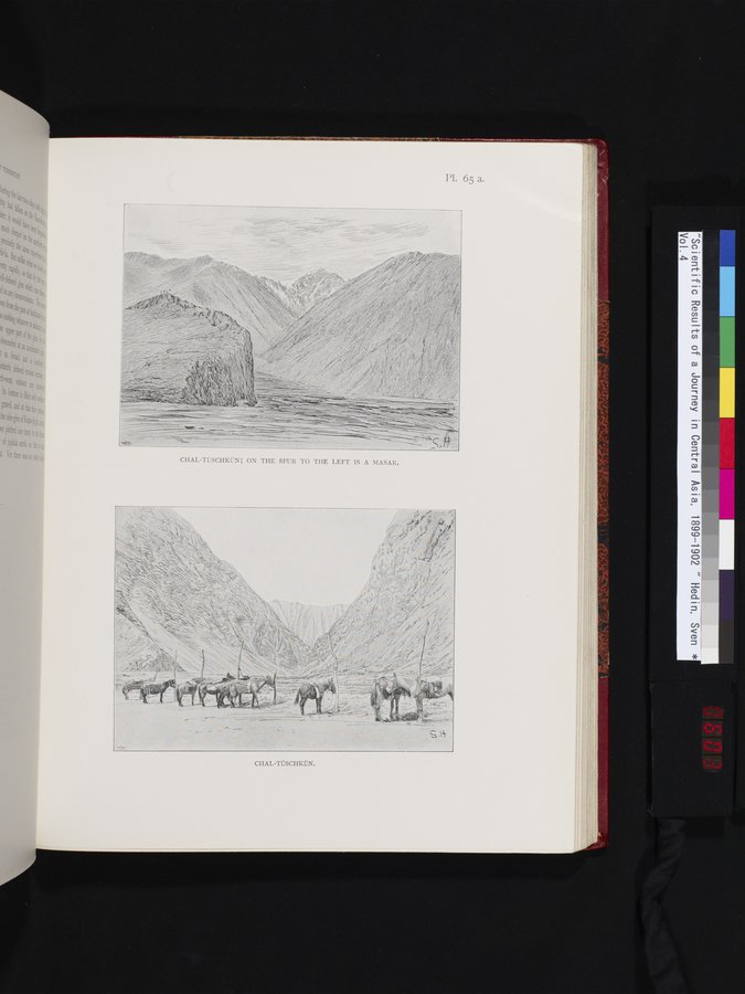 Scientific Results of a Journey in Central Asia, 1899-1902 : vol.4 / 603 ページ（カラー画像）