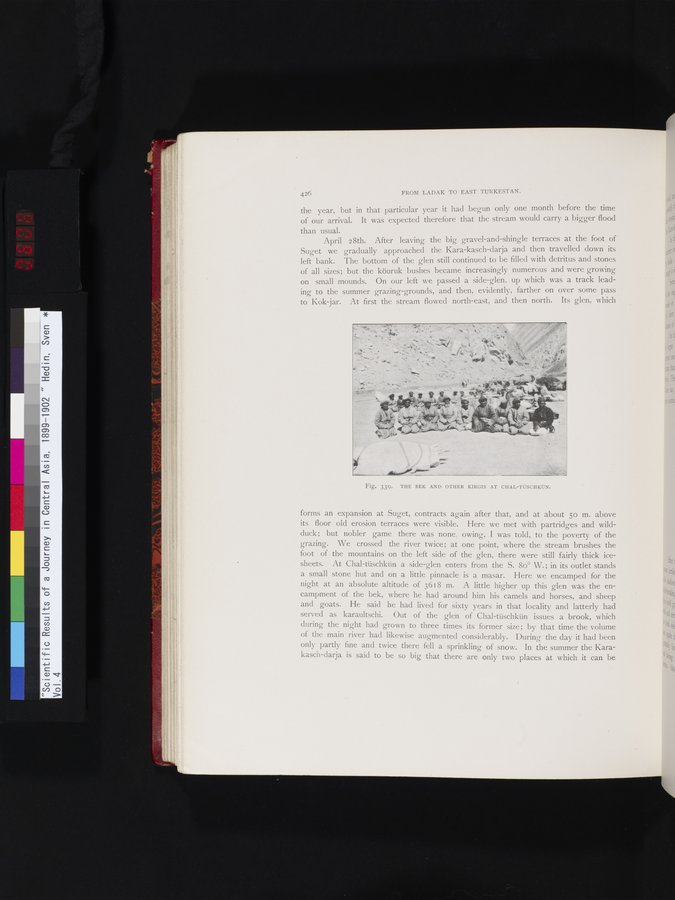 Scientific Results of a Journey in Central Asia, 1899-1902 : vol.4 / 606 ページ（カラー画像）