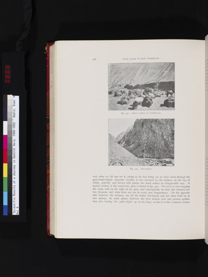 Scientific Results of a Journey in Central Asia, 1899-1902 : vol.4 / 608 ページ（カラー画像）