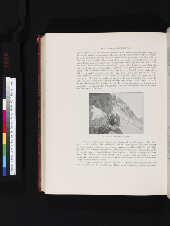 Scientific Results of a Journey in Central Asia, 1899-1902 : vol.4 / 612 ページ（カラー画像）