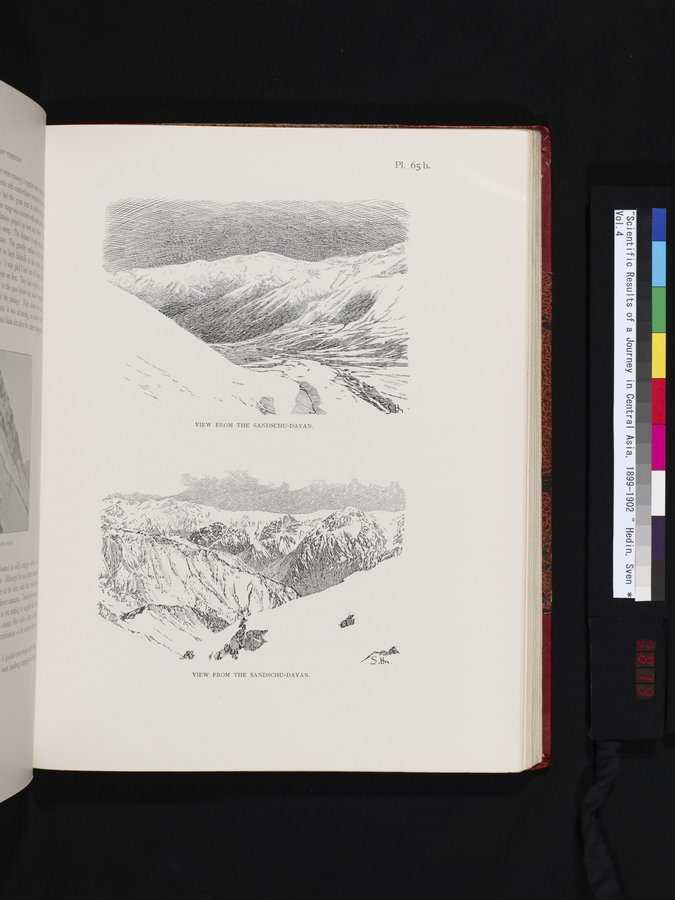 Scientific Results of a Journey in Central Asia, 1899-1902 : vol.4 / 613 ページ（カラー画像）