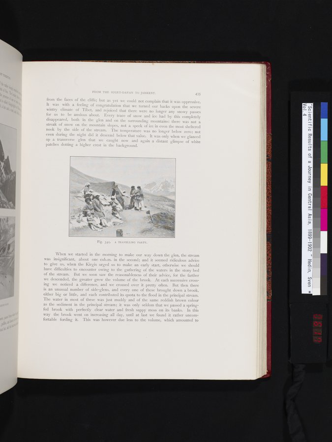 Scientific Results of a Journey in Central Asia, 1899-1902 : vol.4 / 617 ページ（カラー画像）