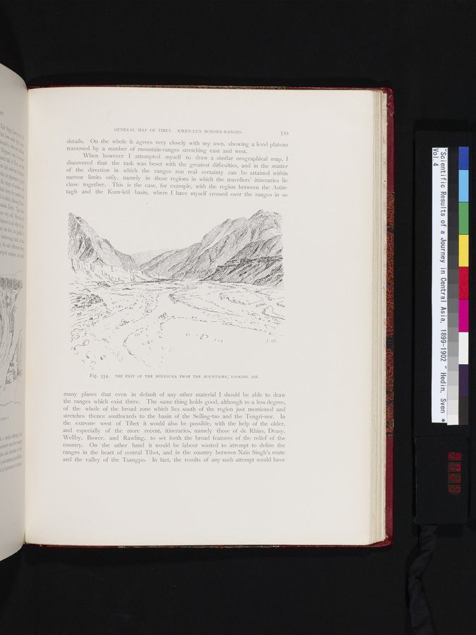 Scientific Results of a Journey in Central Asia, 1899-1902 : vol.4 / 725 ページ（カラー画像）