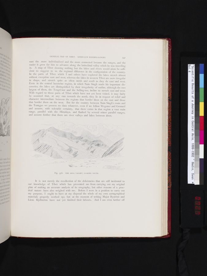 Scientific Results of a Journey in Central Asia, 1899-1902 : vol.4 / 727 ページ（カラー画像）