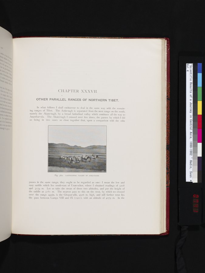 Scientific Results of a Journey in Central Asia, 1899-1902 : vol.4 / 741 ページ（カラー画像）