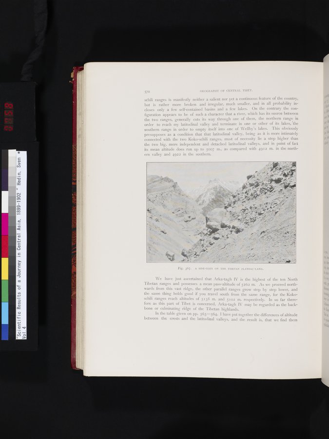 Scientific Results of a Journey in Central Asia, 1899-1902 : vol.4 / 758 ページ（カラー画像）