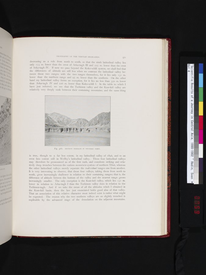 Scientific Results of a Journey in Central Asia, 1899-1902 : vol.4 / 759 ページ（カラー画像）