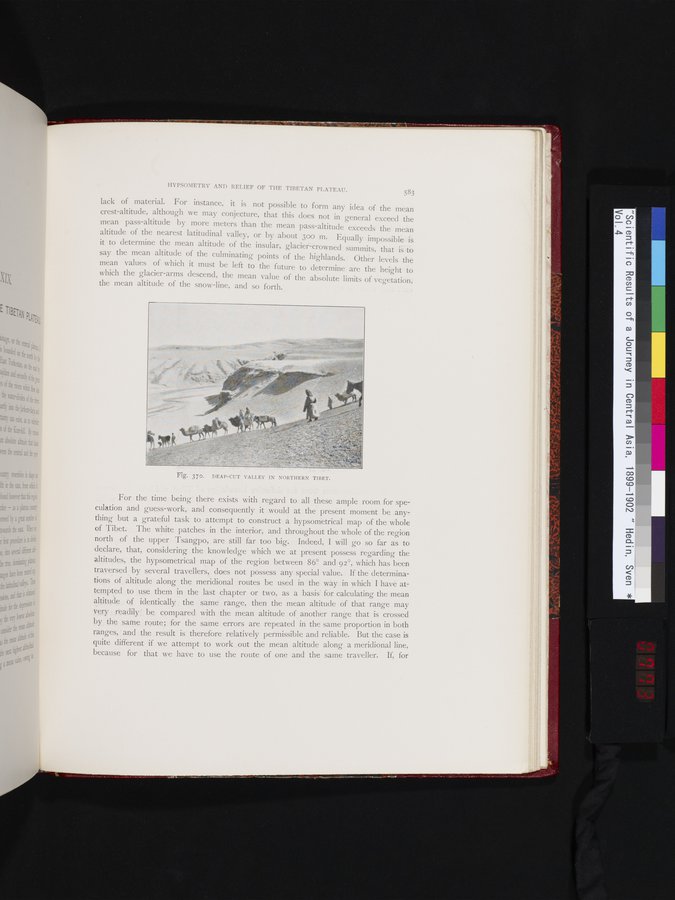 Scientific Results of a Journey in Central Asia, 1899-1902 : vol.4 / 773 ページ（カラー画像）