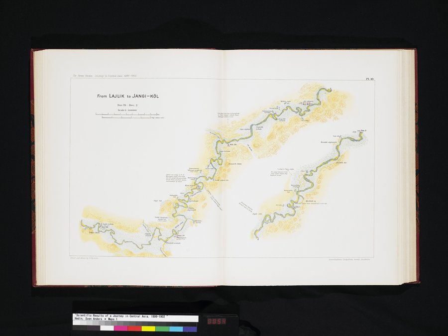 Scientific Results of a Journey in Central Asia, 1899-1902 : vol.7 / 54 ページ（カラー画像）