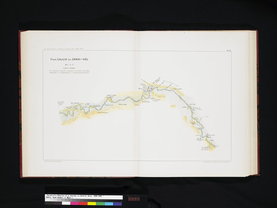 Scientific Results of a Journey in Central Asia, 1899-1902 : vol.7 / 58 ページ（カラー画像）